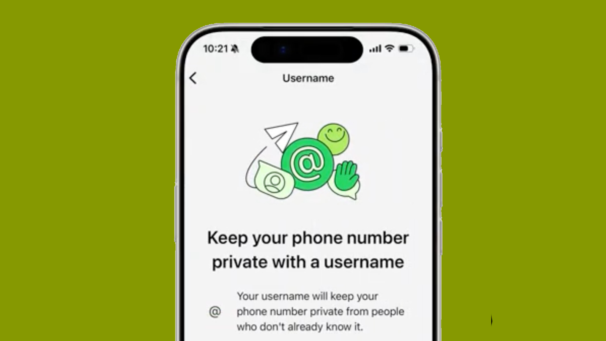 WhatsApp Username